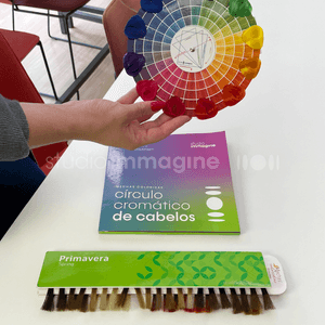 Kit de Círculo de Cabelos + Cartela de Mechas de Primavera