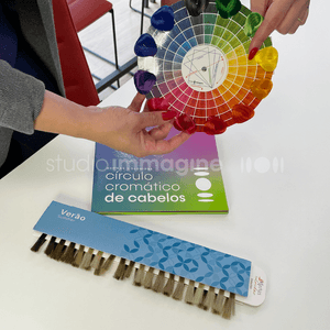 Kit de Círculo de Cabelos + Cartela de Mechas de Verão